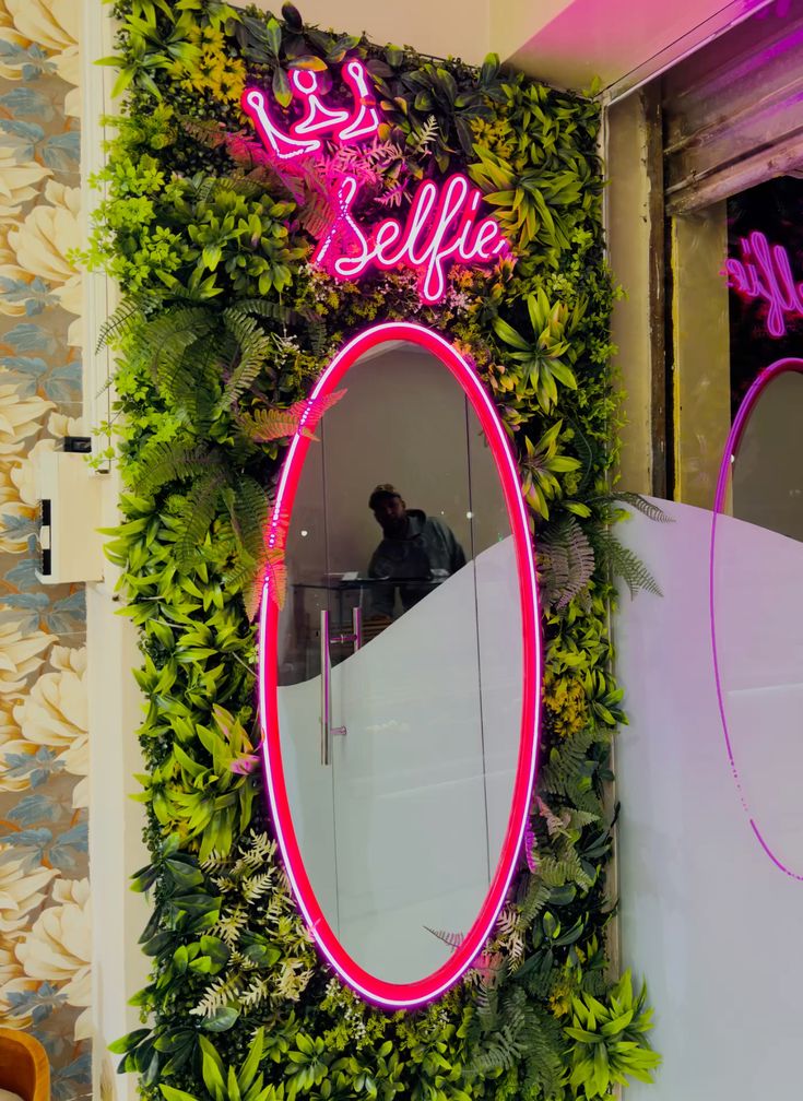 Selfie Mirror Neon Sign